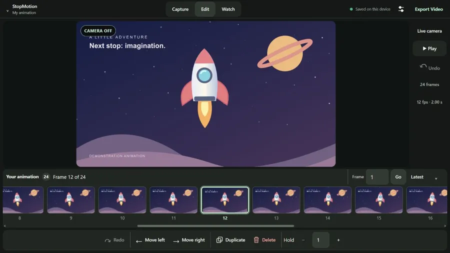 StopMotion animation editor